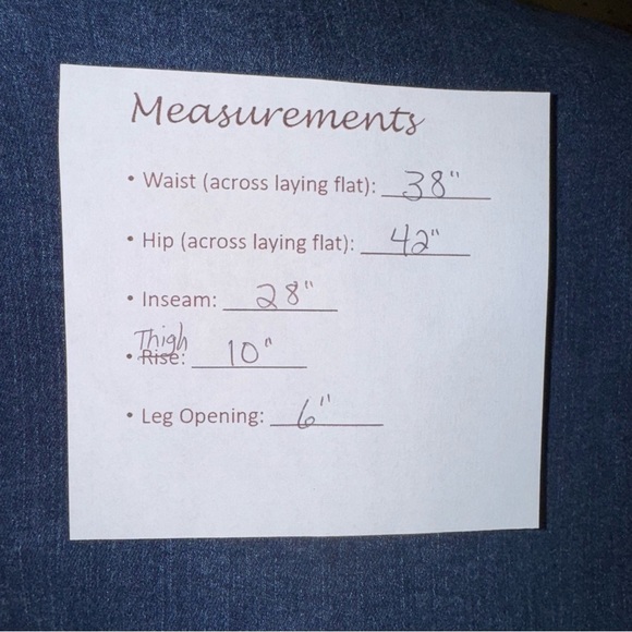 Liz Lange Maternity Jean Jeggings Womens SZ 38 X 28 Dark Blue Straight Leg - Picture 7 of 7